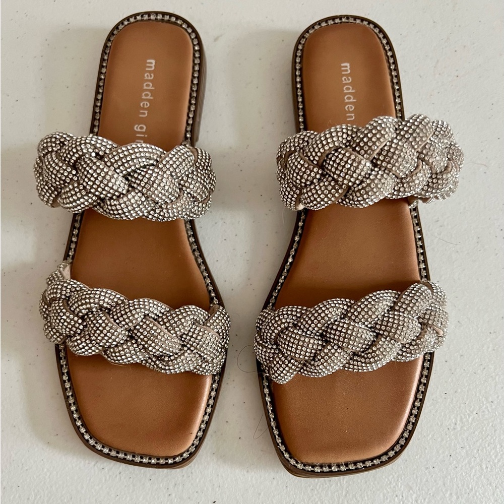 Madden Girl Park Sandals, Size 8, worn once